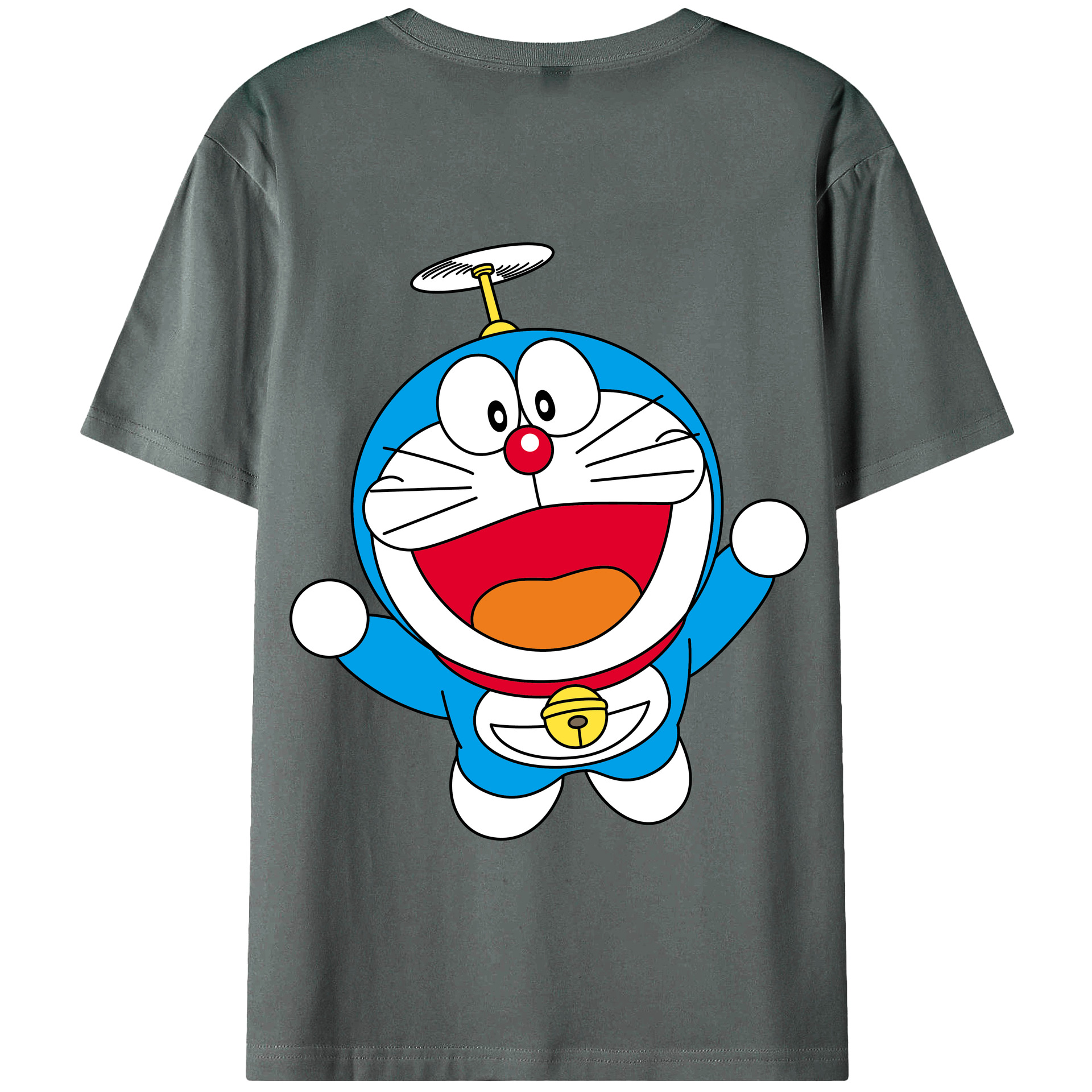 （画像用） ドラえもん Doraemon 綿100％半袖Tシャツ（背面プリント）